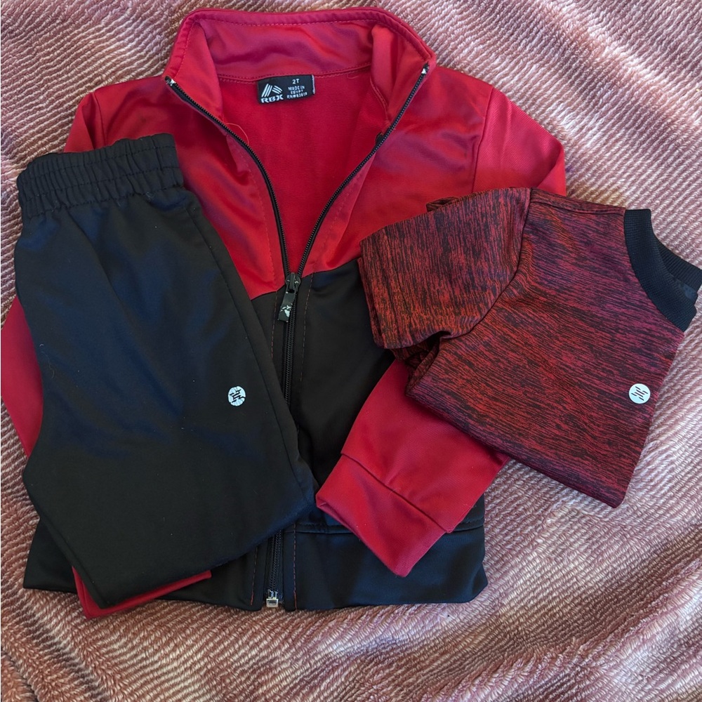 Black and Red Athletic Set